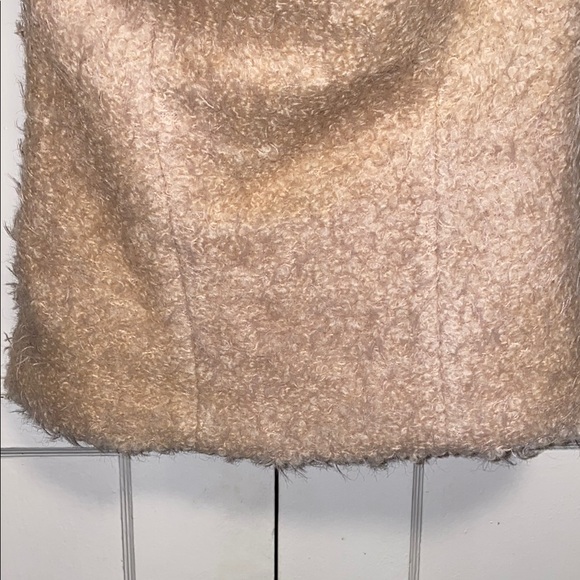 Zara XS Fuzzy Beige Tube Top - Picture 5 of 8